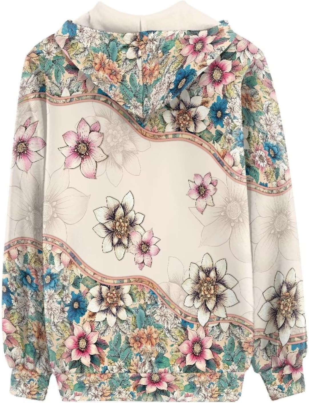 Long Sleeve Hoodies for Women Zip Up Sweatshirts XS-5XL