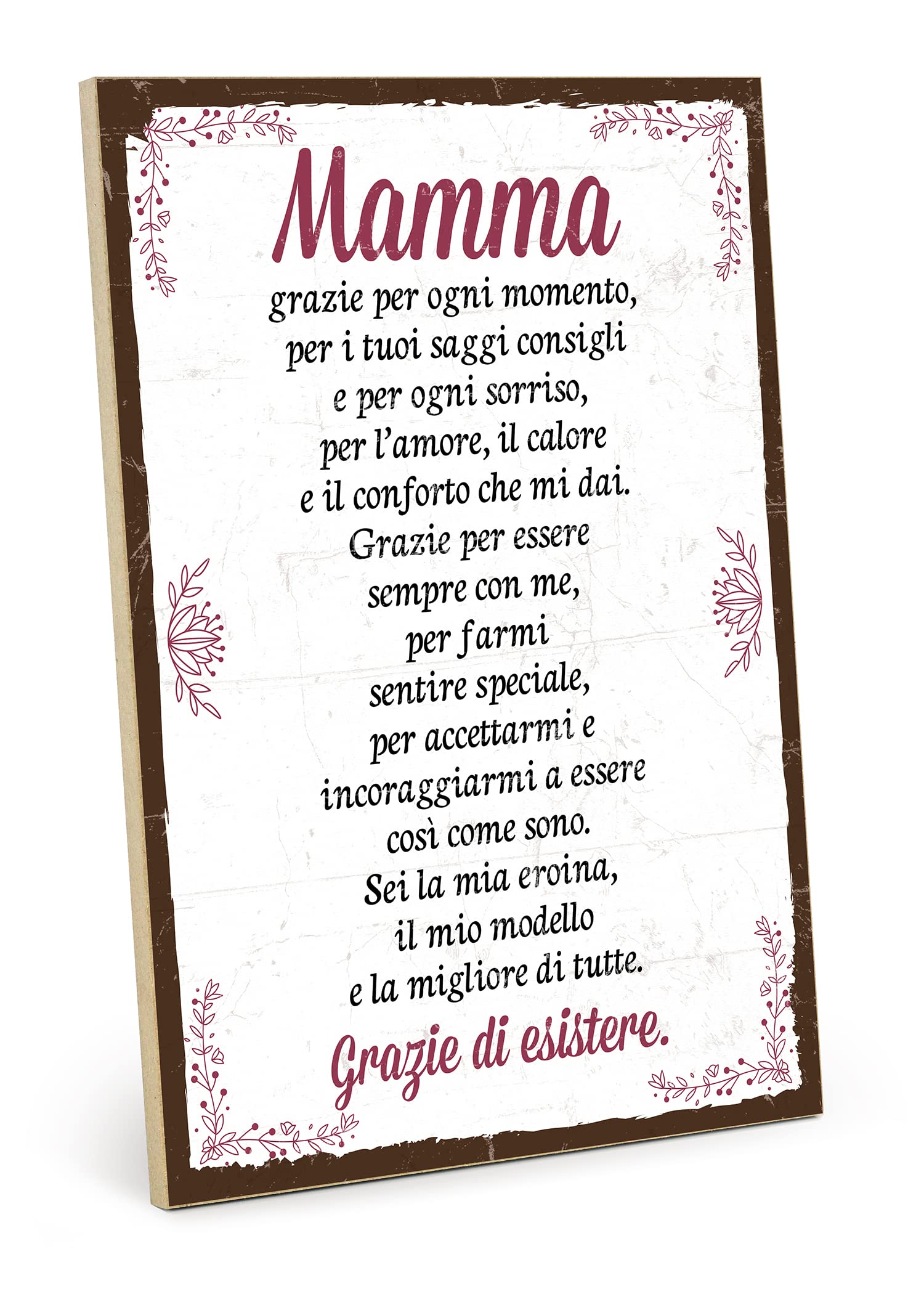 Targa Legno Regole Officina Stile Vintage | Decorazione Da Muro Per Papà E Appassionati Fai-da-Te - Foto 4