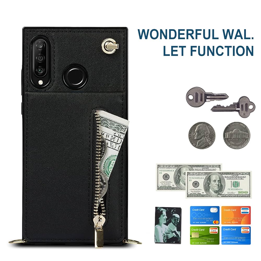 Phone Case for Huawei P30 Lite/Nova 4E Wallet Cover with
