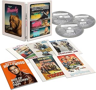 【Amazon.co.jp限定】ワンス・アポン・ア・タイム・イン・ハリウッド ブルーレイ&DVD&4K ULTRA HD スチールブック仕様(初回生産限定) [4K ULTRA HD + Blu-ray] [Steelbook]