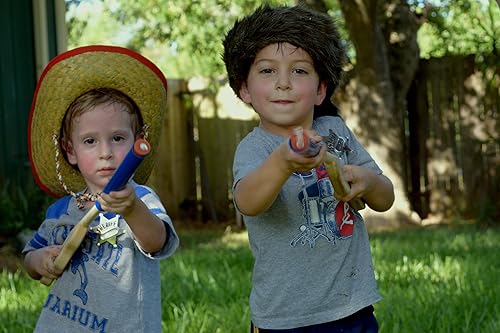 Miniatura 5 de Team USA - Pistolas patrióticas de juguete (2 unidades) Rifle negro y camuflaje duradero, divertido y educativo, ideal para esas cazas de patos en