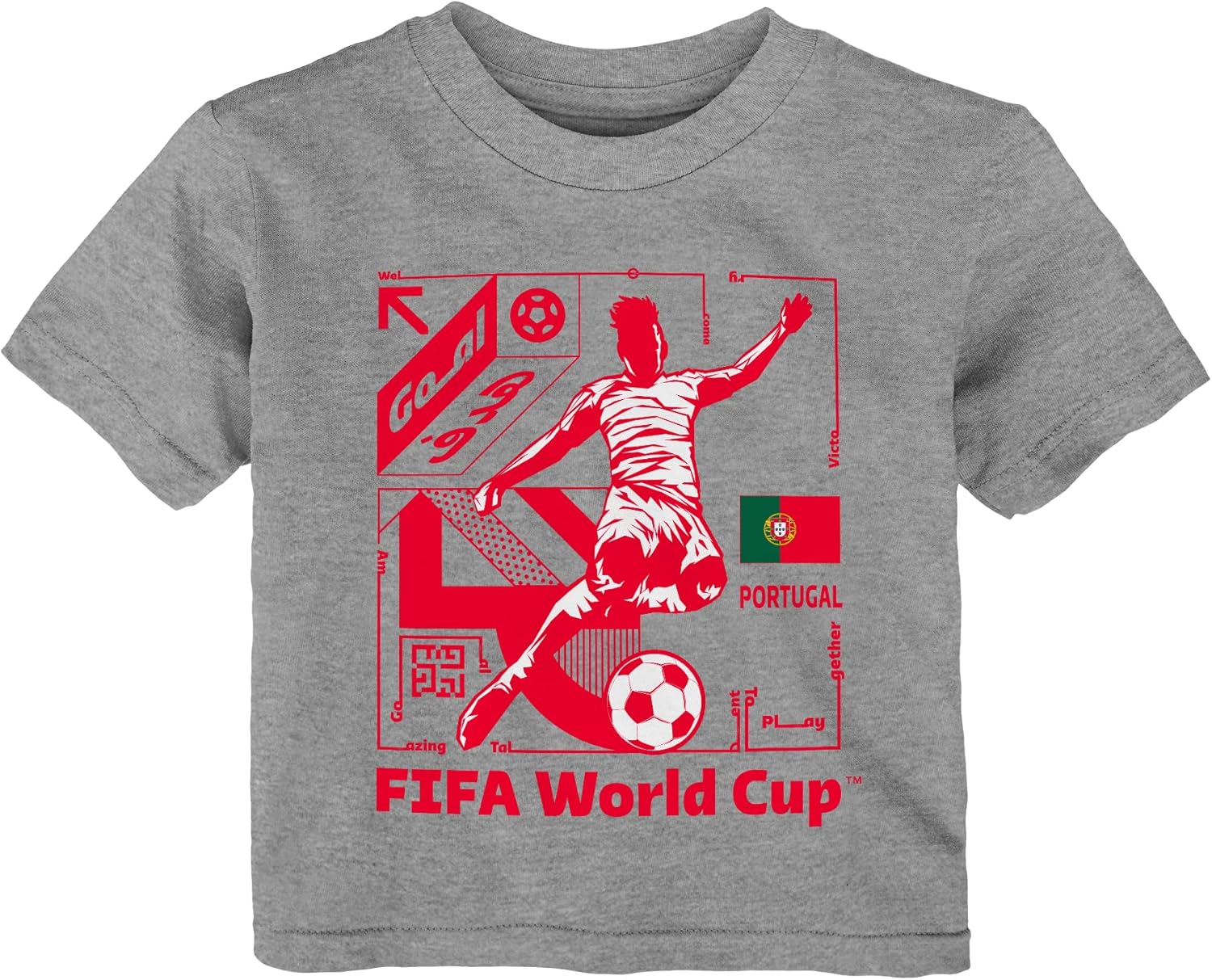 Outerstuff Unisex Babies' FIFA World Cup National Pride Short Sleeve Tee