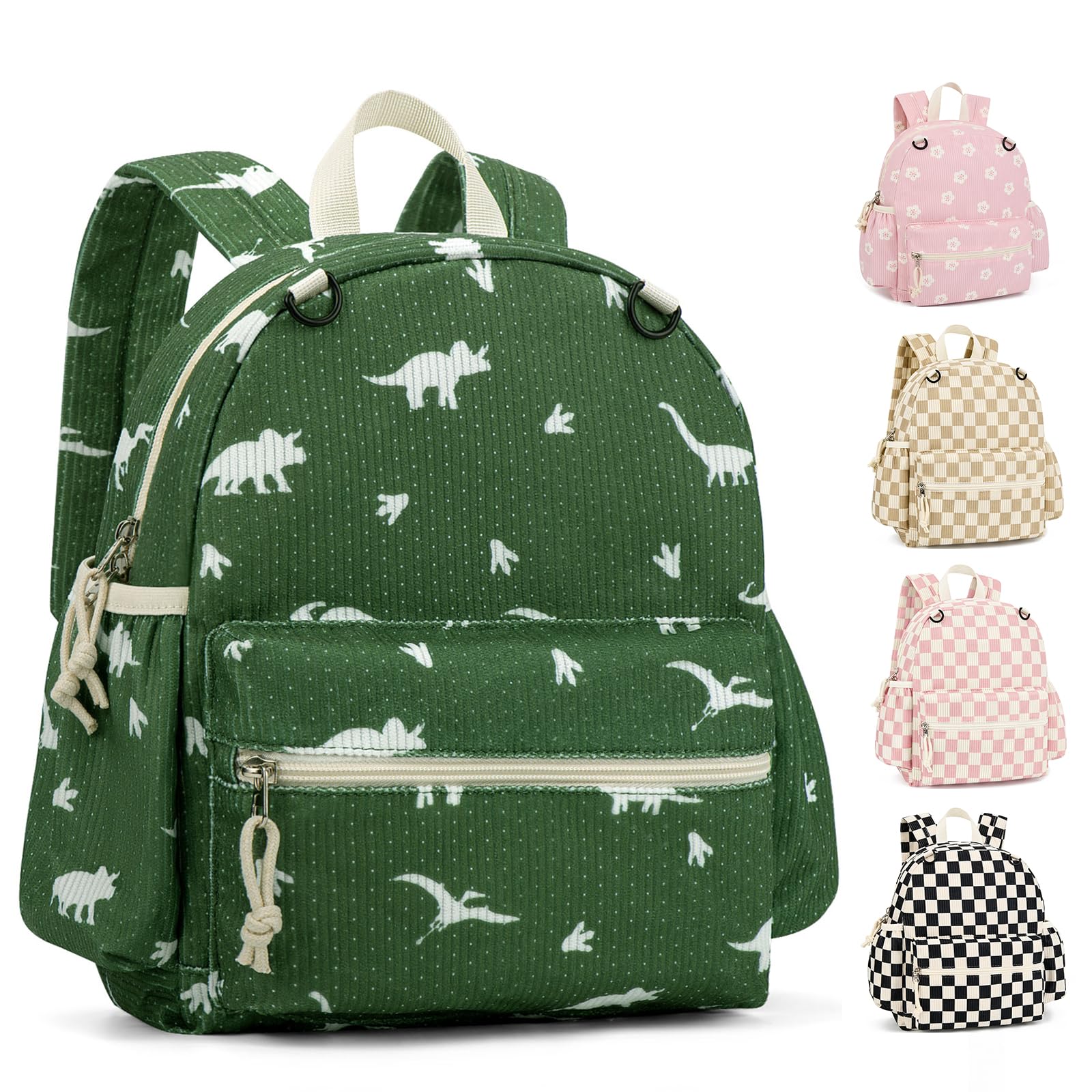 Corduroy Toddler Backpack for Boys &amp; Girls, Kids Backpacks