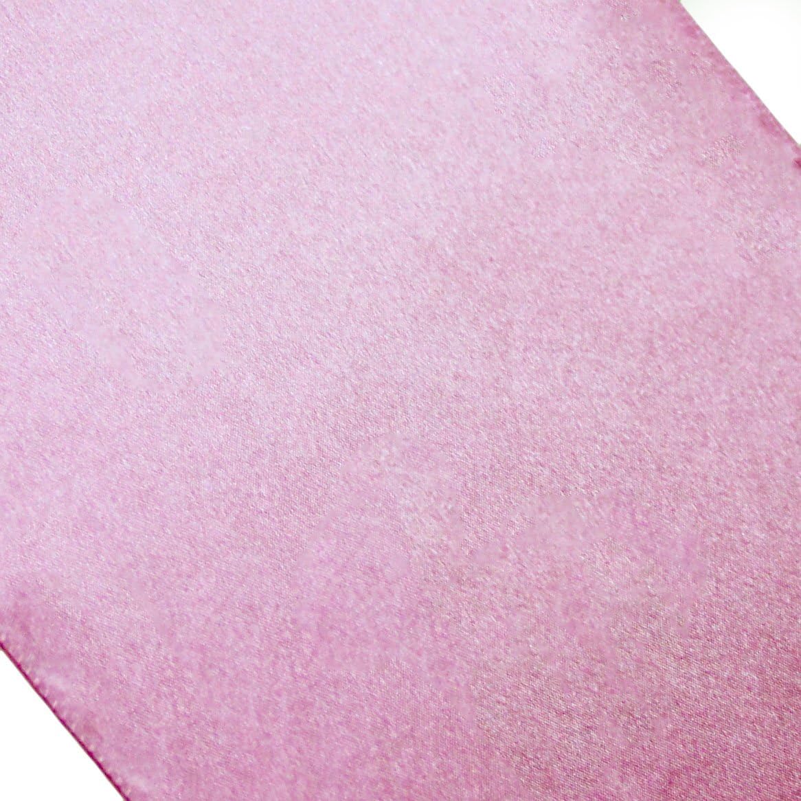 Koyal 12 by 108Inch Satin Table Runner, Pink Home & Kitchen