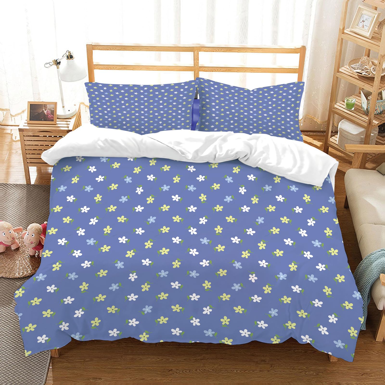 L'ensemble de literie de haute qualité en microfibre douce, literie thème de jardin