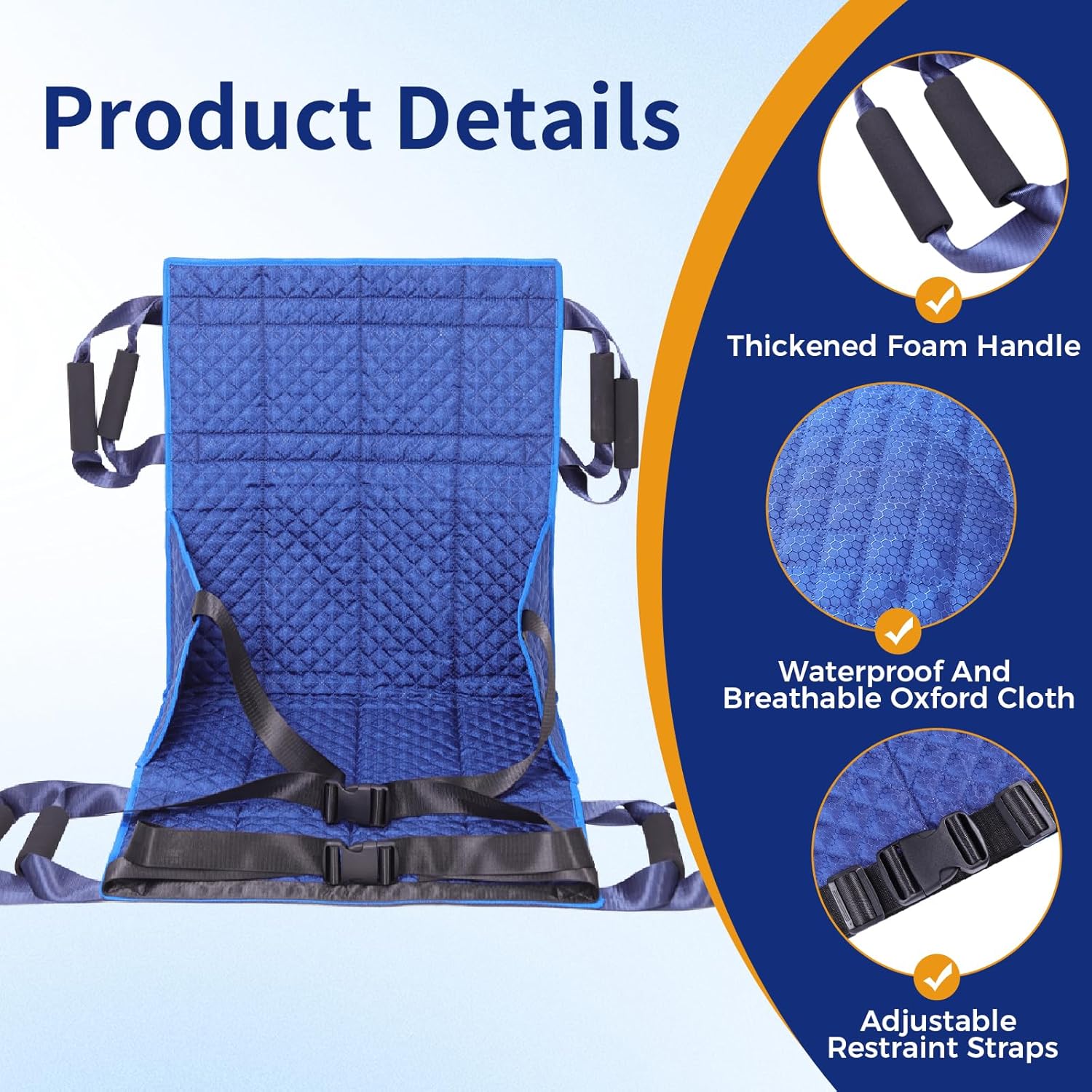 Transfer Board Slide Board for Transferring – Patient Lift Transfer Chair Stair Chair Wheelchair to Car Transfer Devices – Adaptive Bed Assistance Products & Elderly Lift Assist Devices