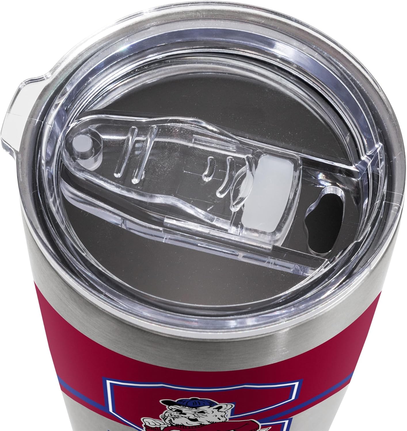 Rico Industries NCAA South Carolina State Bulldogs Standard 20oz Stainless Steel Tumbler with Lid - Great For Coffee, Tea, Water or Cocktails