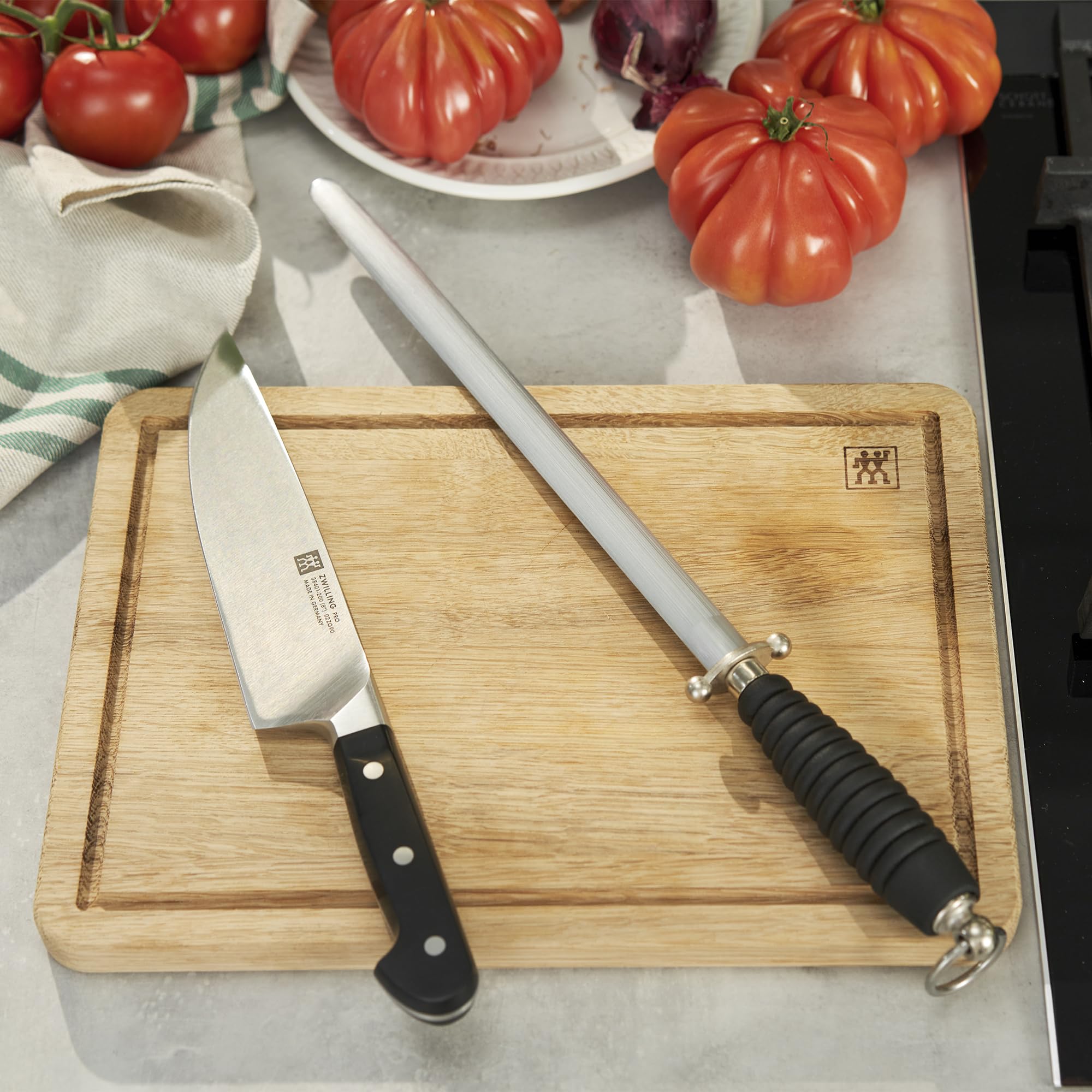 Zwilling J.A. Henckels - Acero para afilar ovalado de 30,5 cm