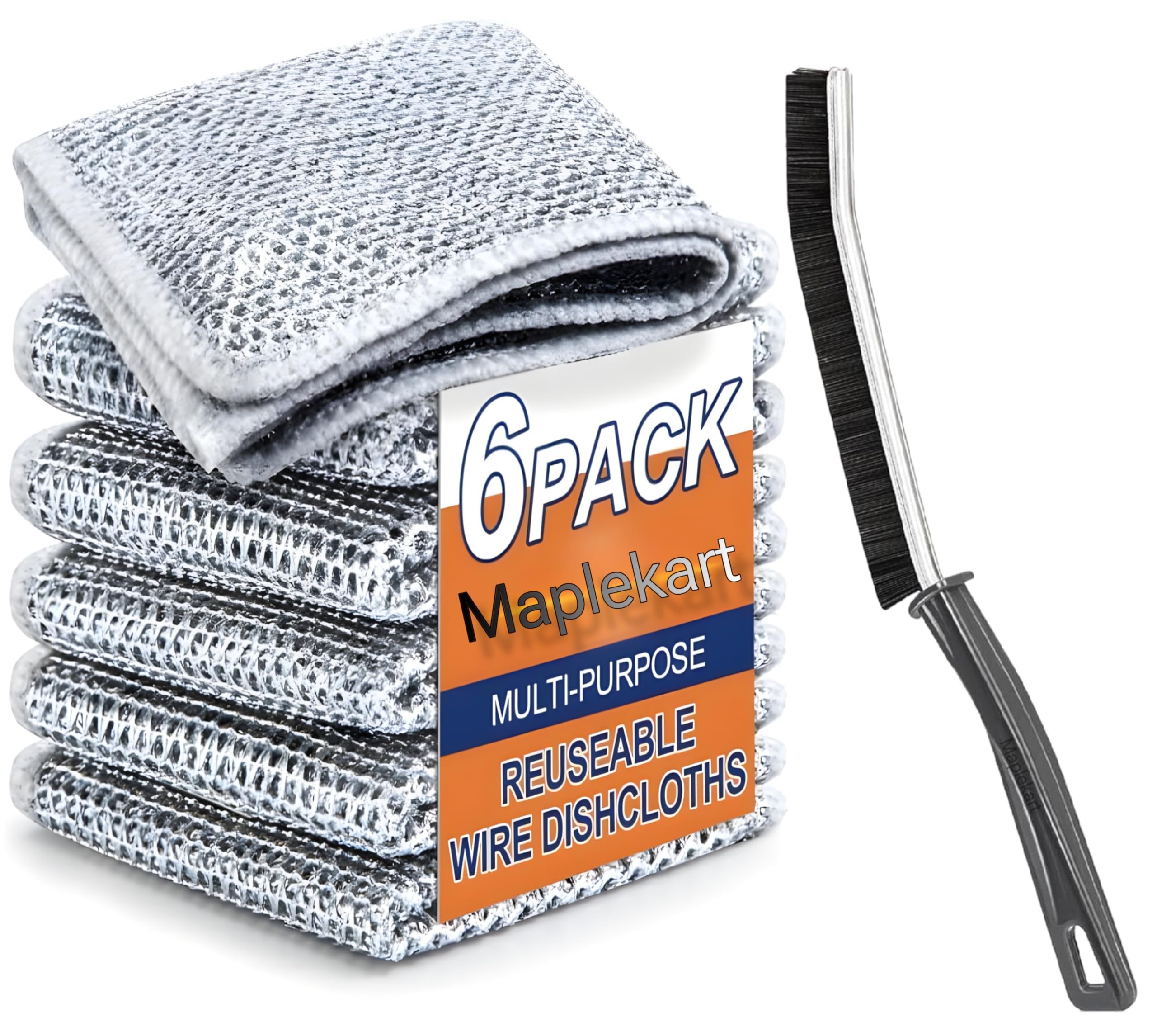 See full amazon price history chart for Maplekart Non-Scratch Wire Mesh Dishcloth Pack of 6 Free Crevice Gaps Cleaning Brush Multipurpose Metal Wire Cleaning Cloth for Kitchen Reusable Scrubber Dish Rag Tool Latest 2024 Kitchen Gadgets Maplekart Non-Scratch Wire Mesh Dishcloth Pack of 6 Free Crevice Gaps Cleaning Brush Multipurpose Metal Wire Cleaning Cloth for Kitchen Reusable Scrubber Dish Rag Tool Latest 2024 Kitchen Gadgets (B0D2LGSNXP) Amazon Price History, Amazon Price Tracker