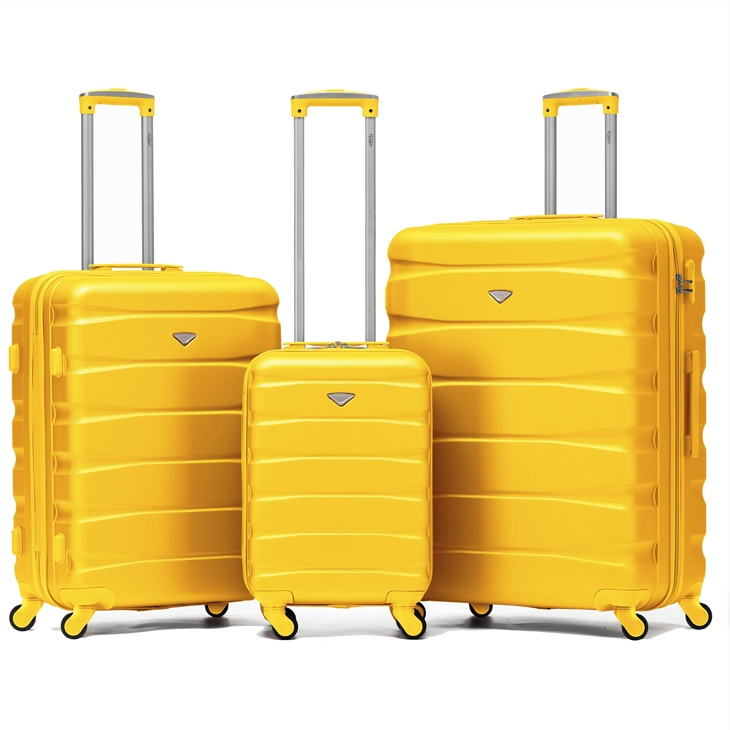 Flight Knight Lightweight 4 Wheel ABS Hard Case Medium Suitcase Approved for Over 100 Airlines Including easyJet, British Airways, Ryanair, Jet2, Emirates & Many More - Check-in Medium Size 25" — view 195