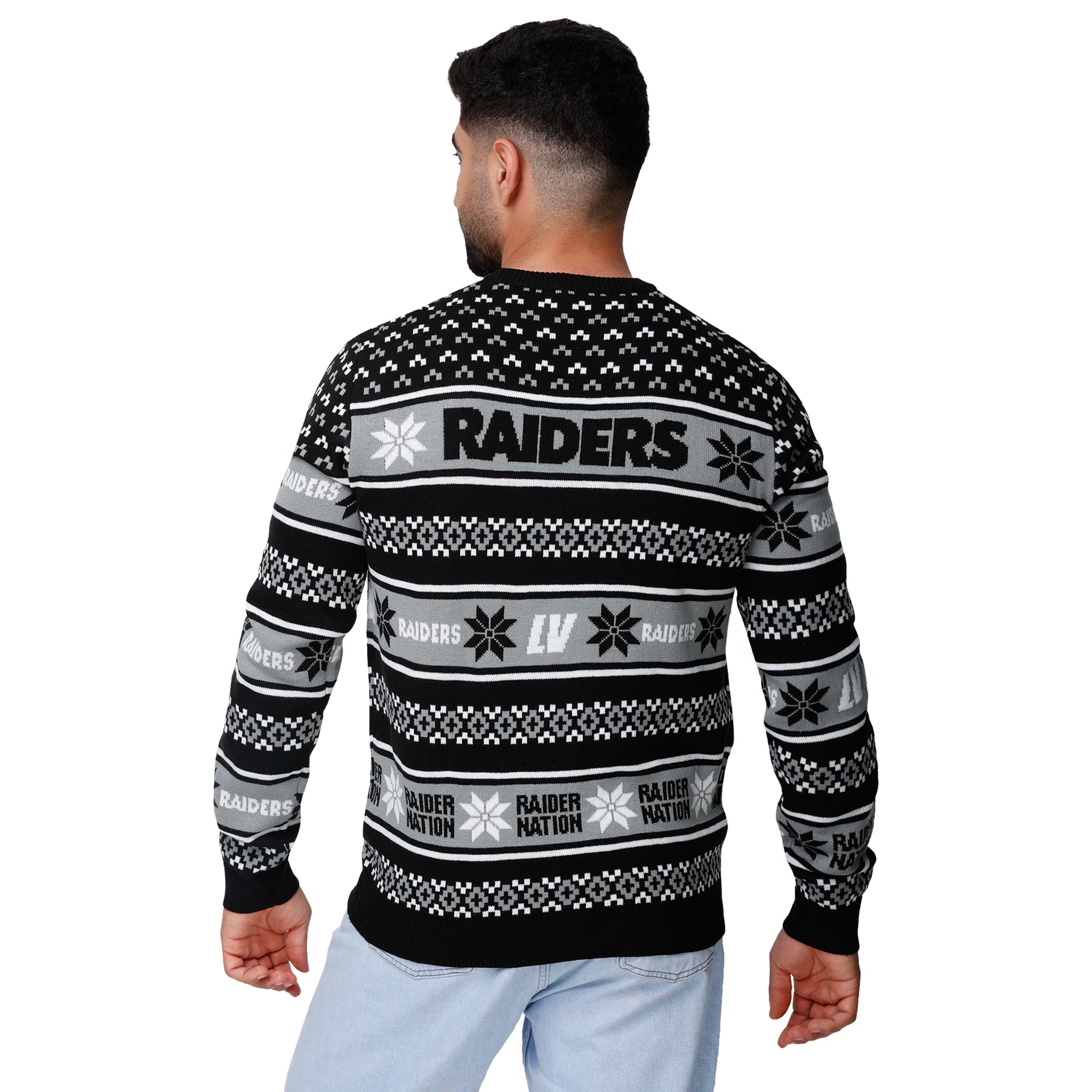 FOCO NFL Team Big Logo Ugly Sweater