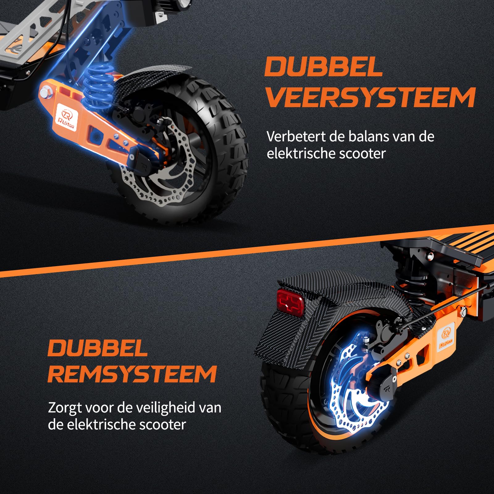 SturdyMove S9 Elektrische step - 45 km/u - Bereik 50-70km - 800W