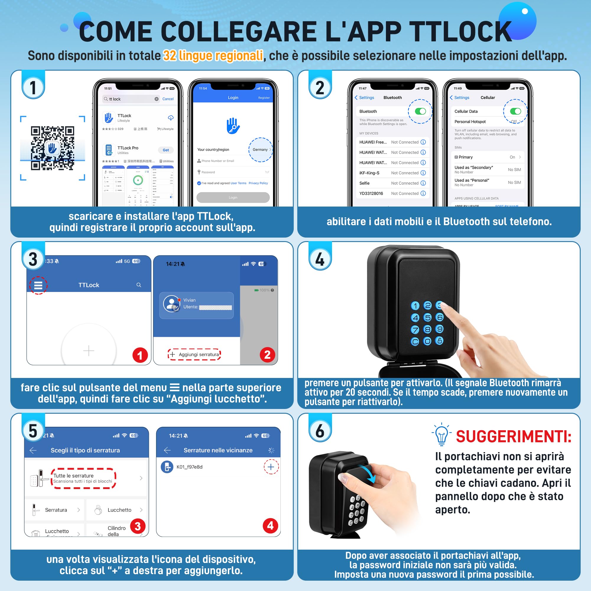 Cassetta di Sicurezza per Chiavi Esterno Impermiabile | Diritti di Accesso+Multi-Password | Elettronica Cassetta Sicurezza Chiavi Self Check IN Bluetooth Cassaforte per Chiave con Codice