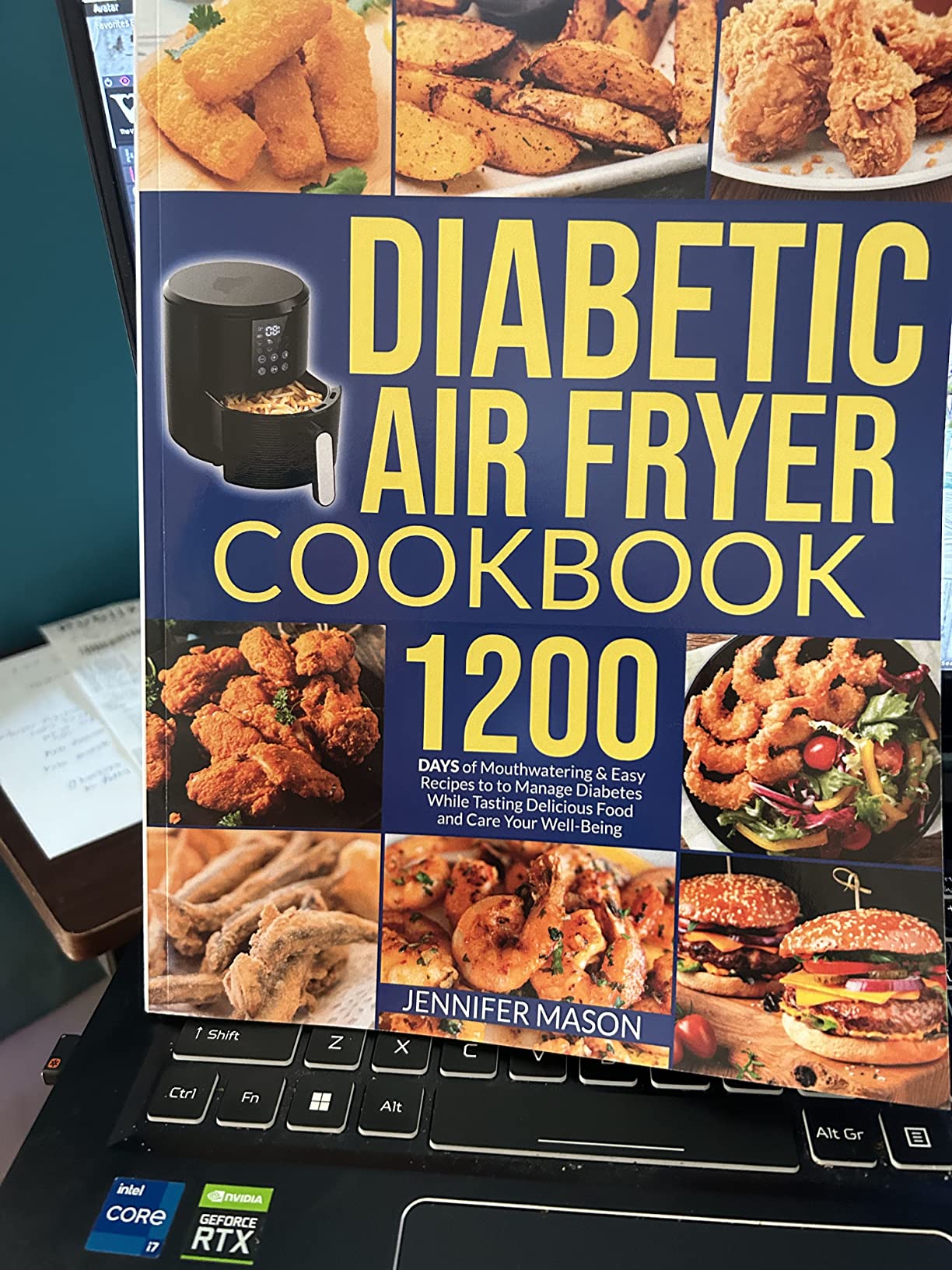 Diabetic Air Fryer Cookbook 1200 Days of Mouthwatering