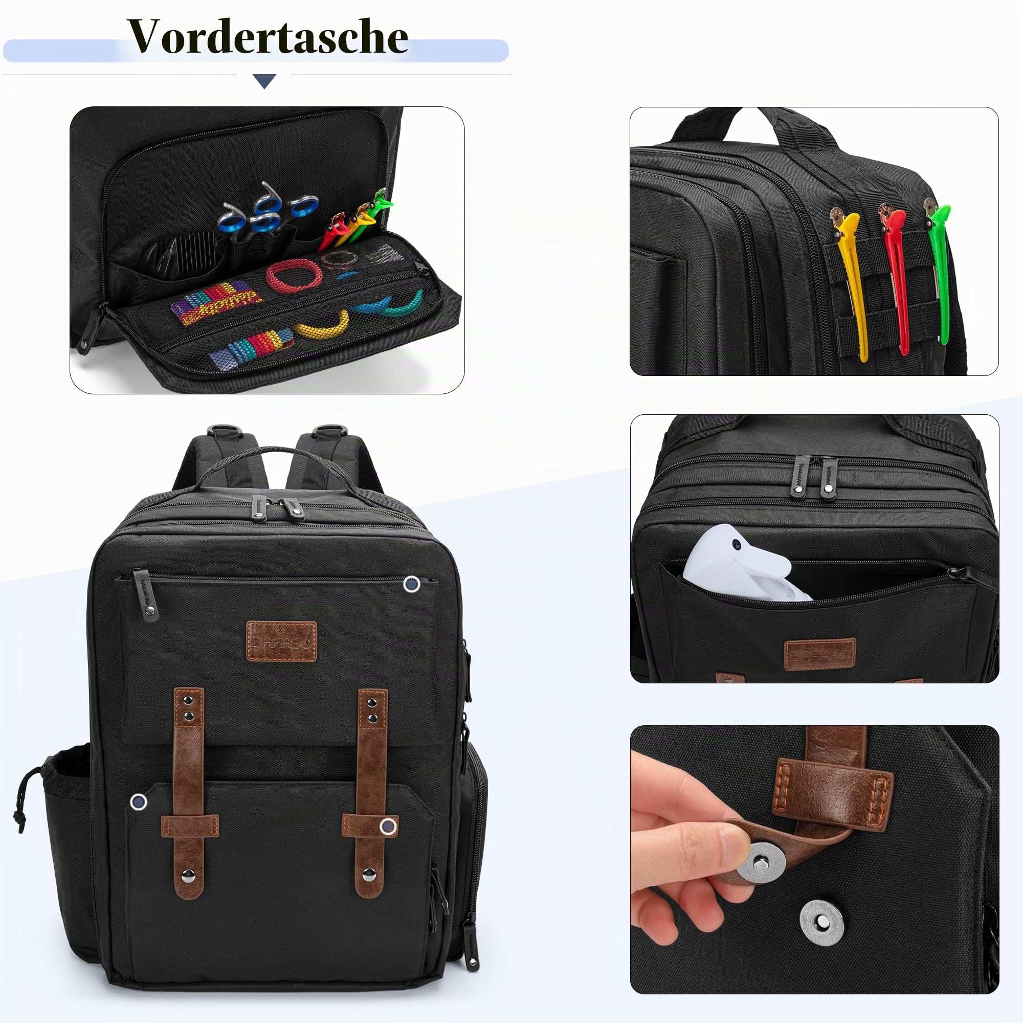 BAFASO Friseurtasche, Friseur Werkzeugtasche, Barbier Werkzeugtasche