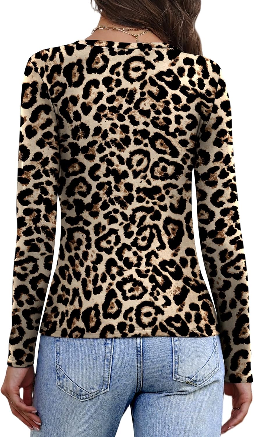 WIHOLL Long Sleeve Thermal Shirts for Women Light Fleece Tops Fall 2026 Square Neck Basic Tees - Image 5