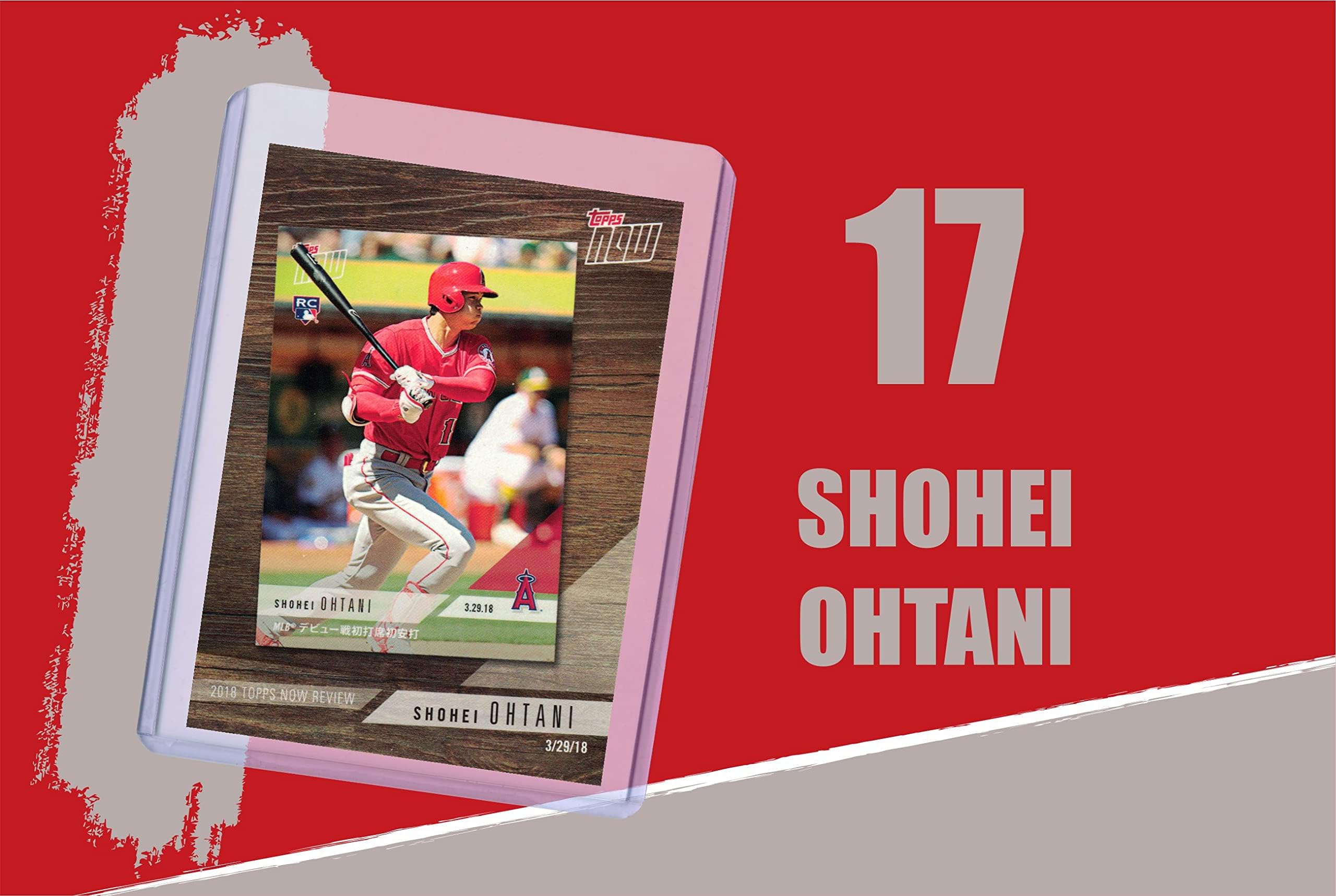 Amazon.com: Shohei Ohtani (5) Assorted Baseball Cards Gift Pack 