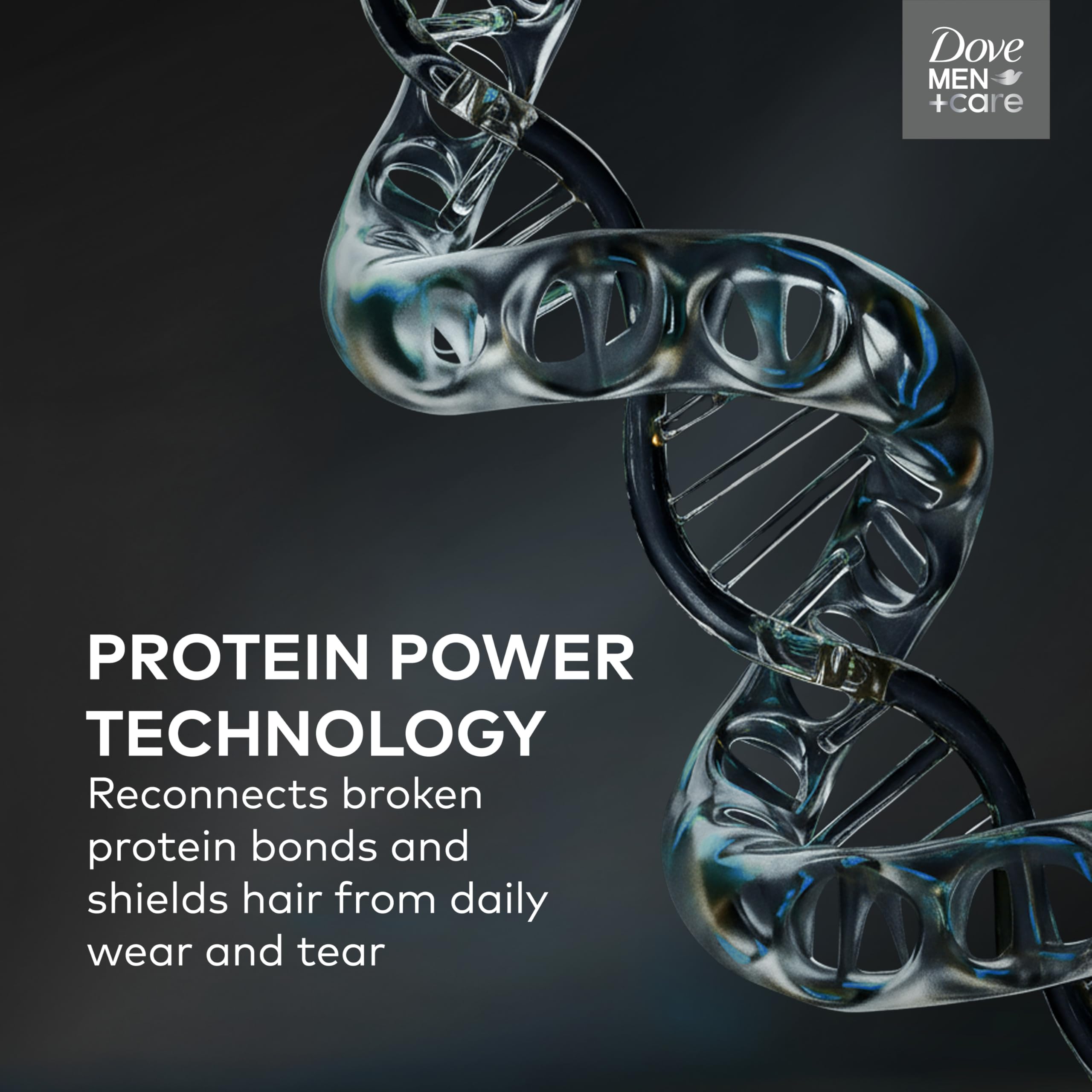 Dove Men+Care Shampoo 1 ct Hydration Fuel to Seal Moisture & Smooth Hair, with Caffeine, 18 FL OZ