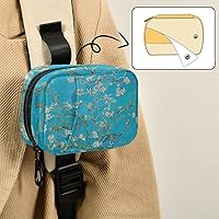 Vista 6 de Lindo organizador de píldoras, pastillero de viaje semanal para 7 días, dispensador de píldoras de gran capacidad con 8 contenedores de píldoras