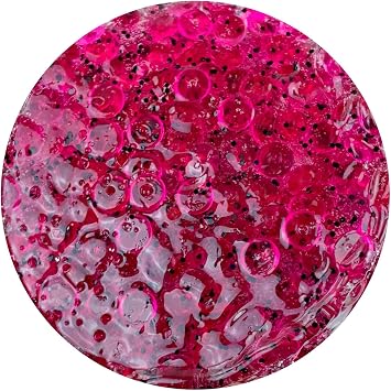 Mango Dragonfruit Refresher (8oz) - Fishbowl Bead Slime - Handmade in USA - Dope Slimes Pink