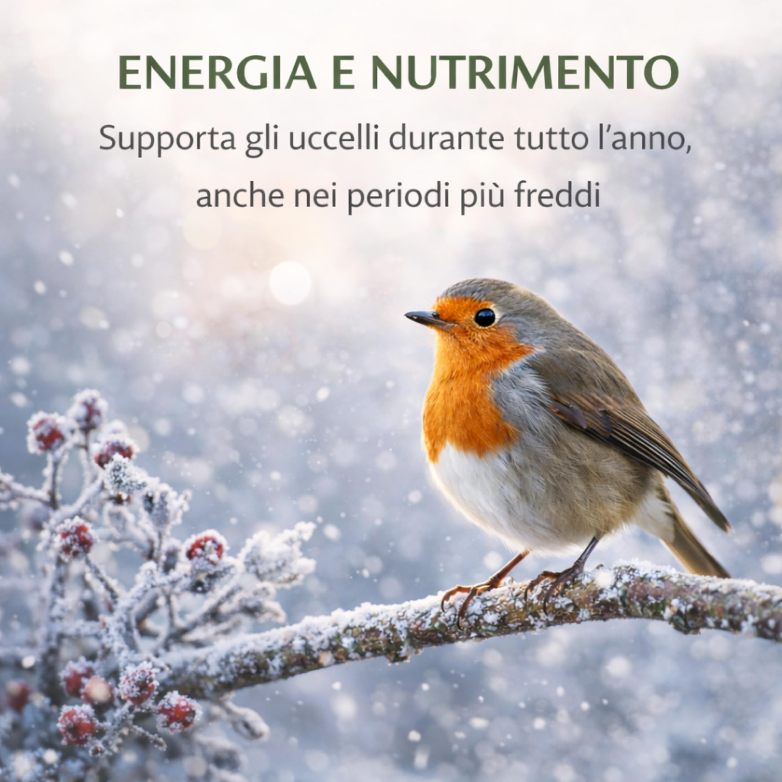 AGRI-CULTURA® | Mangime Uccelli Selvatici 800g | Miscela Semi e Granaglie Naturali per Tutti i tipi di Uccelli | Alimentazione Completa, Ideale per Casette e Aree Protette.