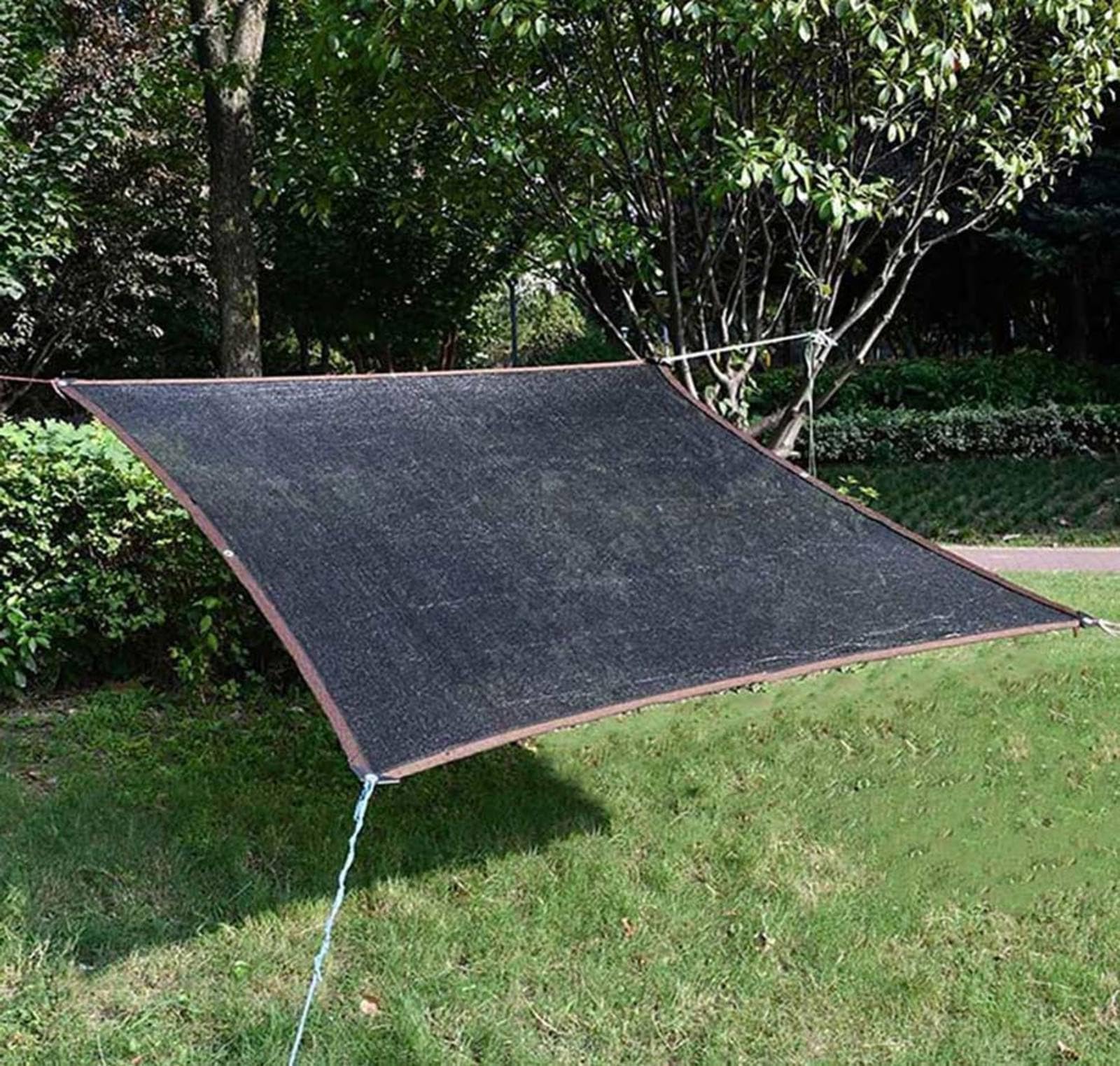 GLDYTVF Premium 90% UV Protection Greenhouse Shading Net Reinforced Mesh Tarpaulin for Garden Balcony Courtyard Customizable Sizes Black 4x5m