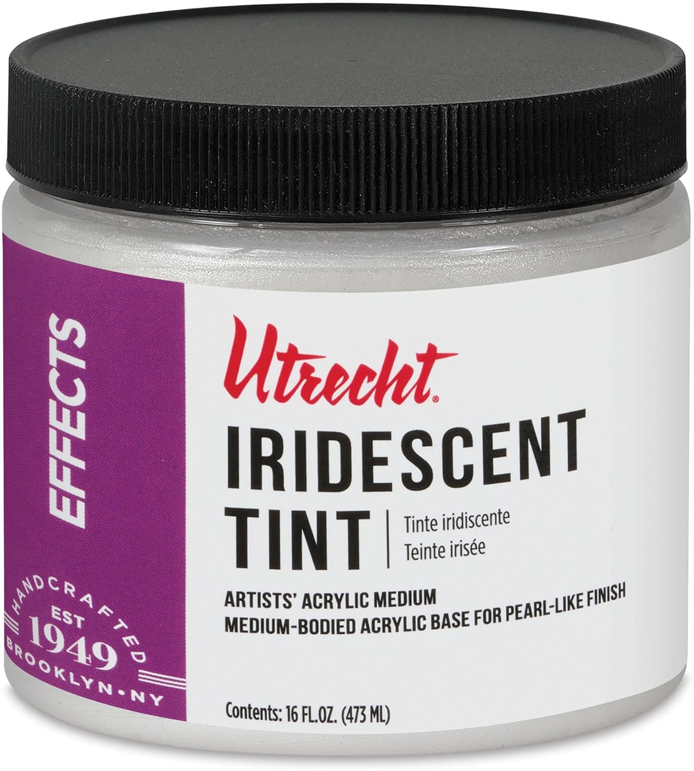 Utrecht Artists' Acrylic Iridescent Tint Medium - 16 oz