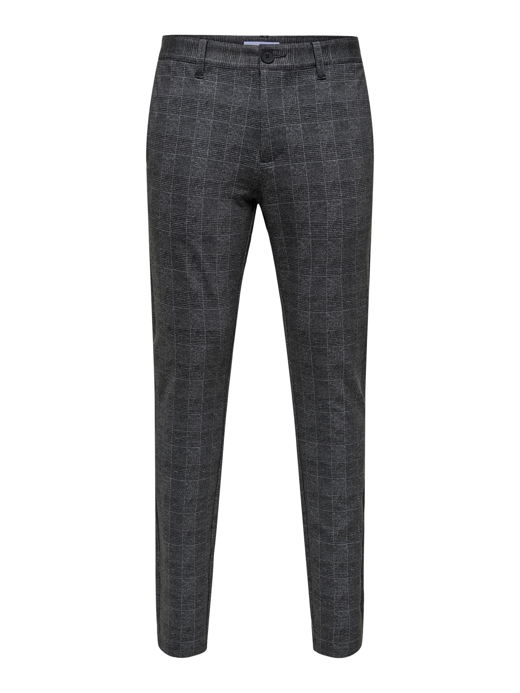 Only & Sons Herren Chino Hose ONSMARK Slim Check 9887 - Slim Fit - Stretch – Bild 9
