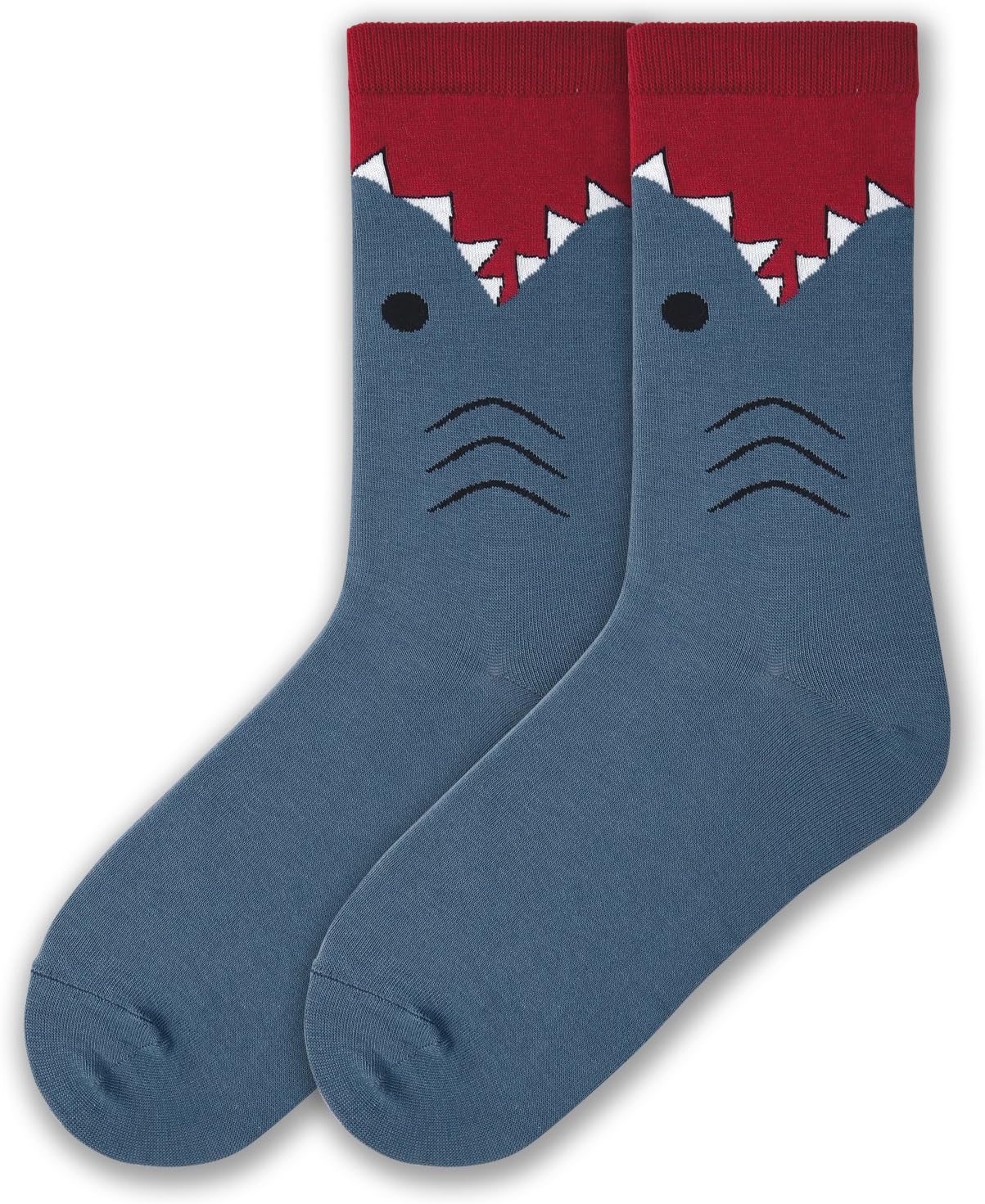 K. Bell womens Funny Animal Crew Socks - 1 Pairs - Cool & Cute Wordplay Novelty Gifts