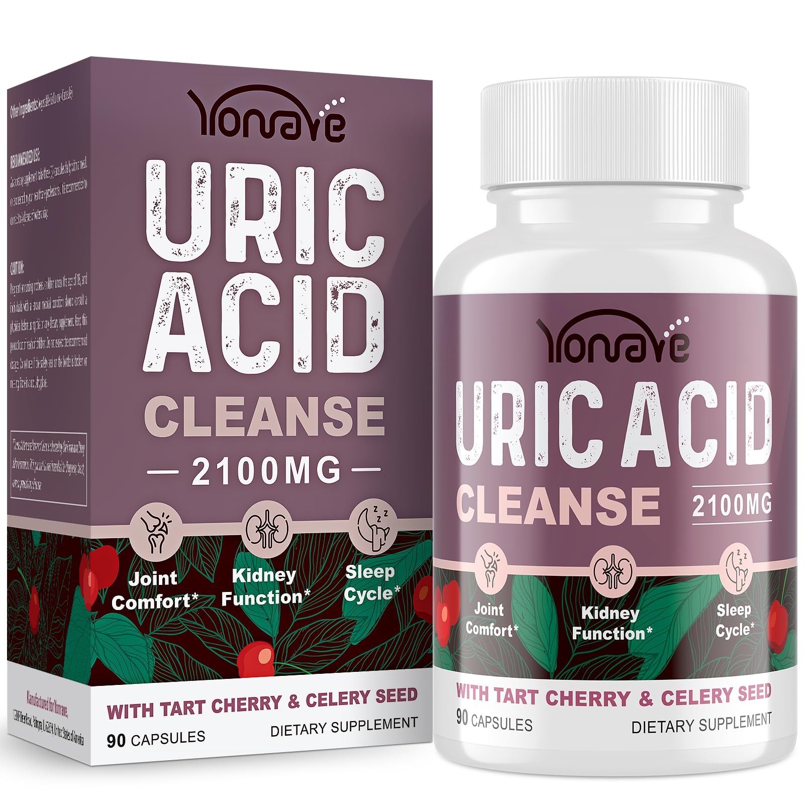 Amazon.com: Yonrave Uric Acid Cleanse & Detox - Tart Cherry