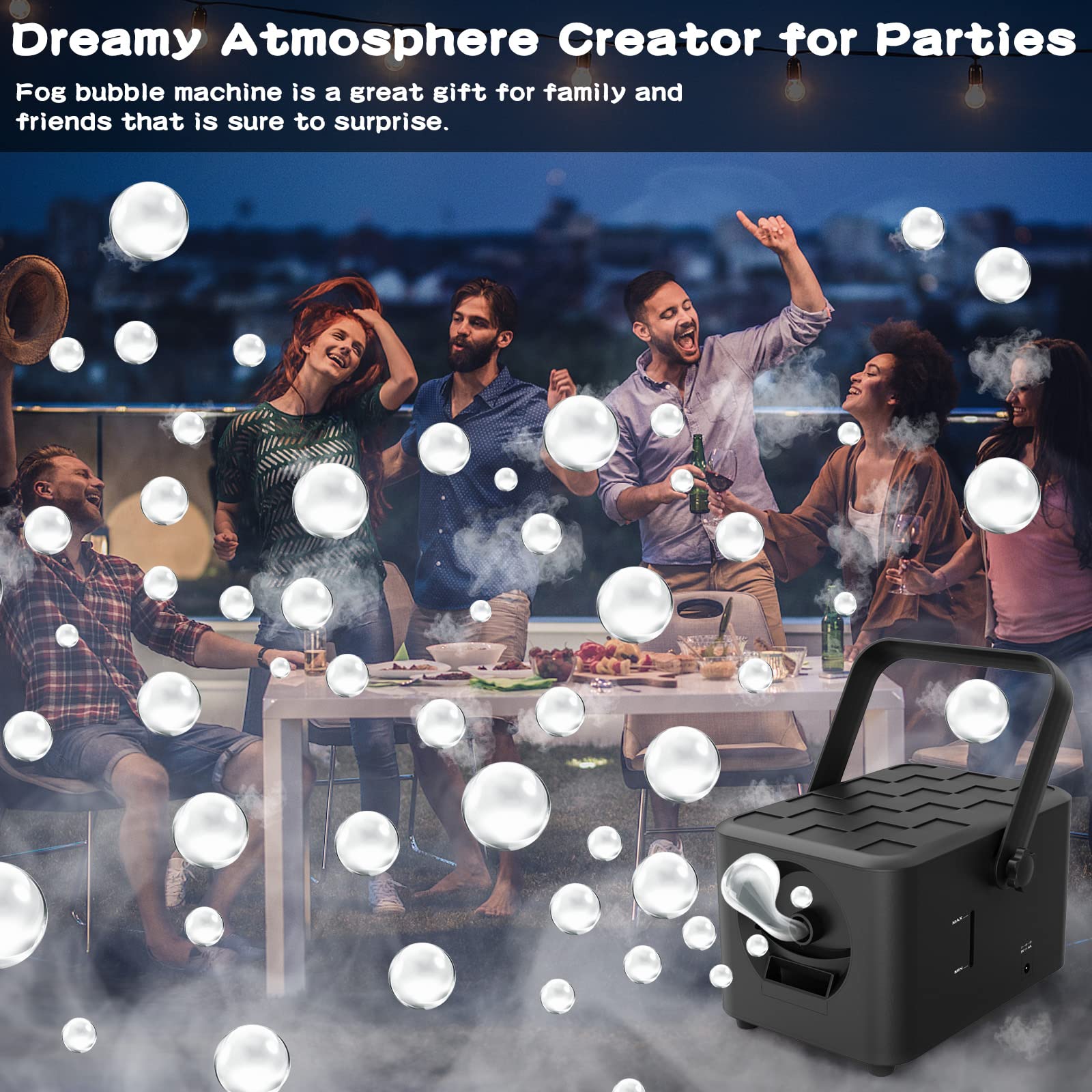 blessny フォグバブルマシーン　バブルリキッド付 blessny フォグバブルマシーン バブルリキッド付