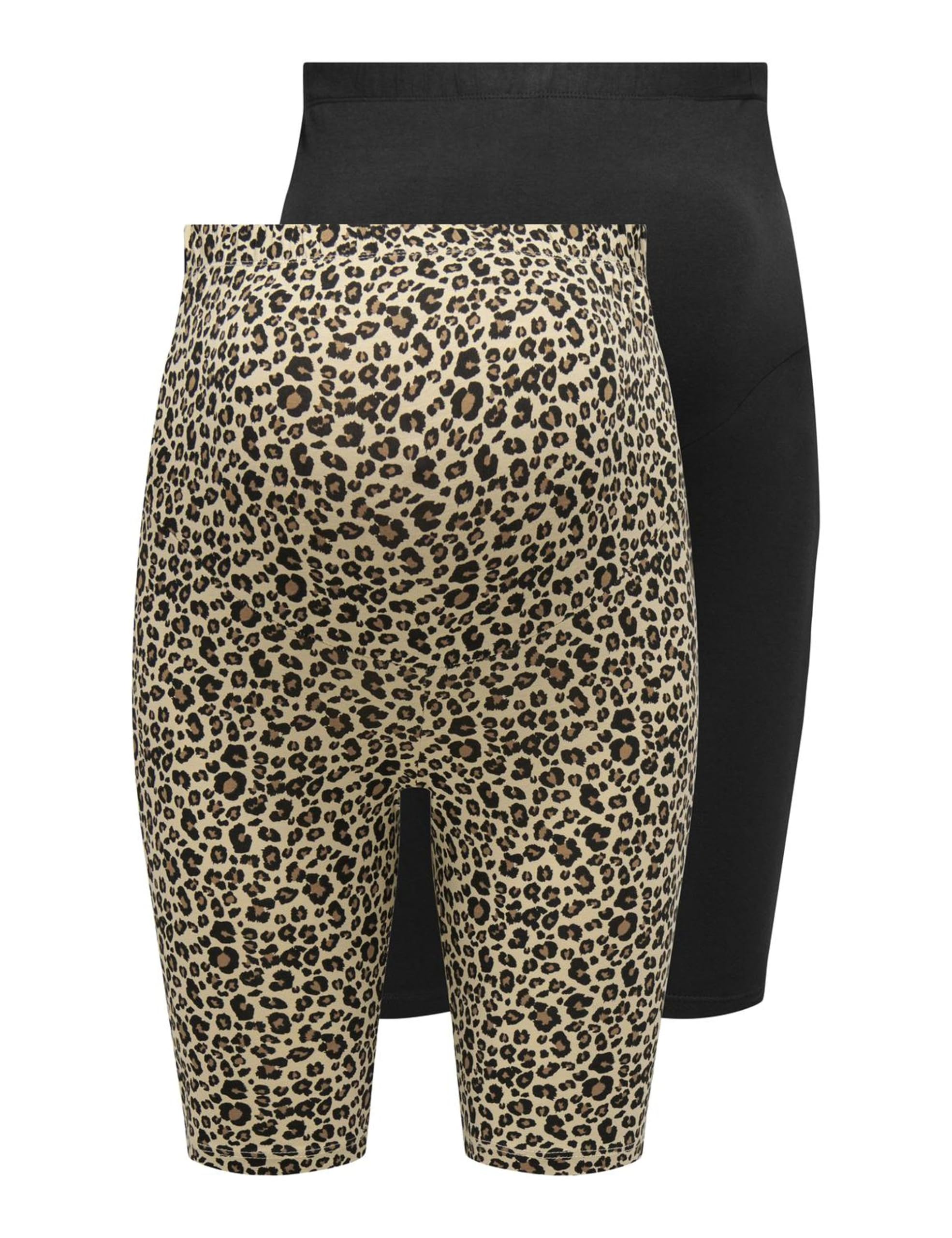 ONLY Female Shorts-Set OLMLOVELY 2-Pack Normal geschnitten Körperbetonte Shorts