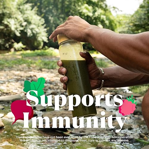 Miniatura 5 de Amazing Grass Greens Blend Superfood - Polvo de vegetales con espirulina alfalfa raíz de remolacha enzimas digestivas y probióticos original 100