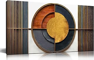 Large Canvas Wall Art for Living Room Bedroom Home Office Brown and Whit...