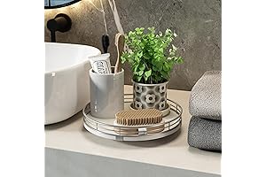 HGF 9" Vanity Tray Turntable: The Ultimate Vanity Organizer and Home Decor Centerpiece