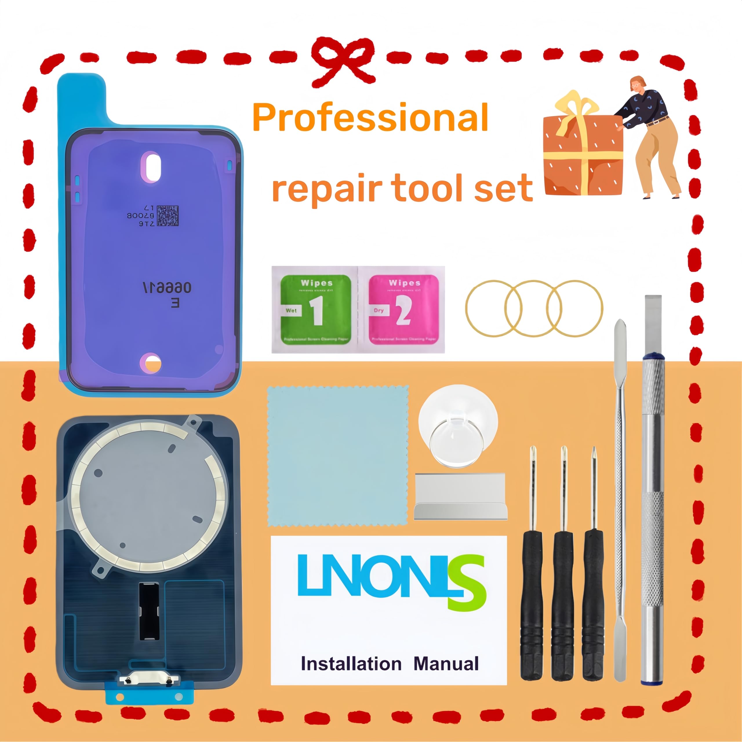 Amazon.co.jp: LNONLS 17 Pro Max バックガラス iPhone 17 Pro Max用