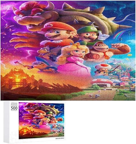 Miniatura 1 de Juego de dibujos animados rompecabezas rompecabezas de madera decoración de arte de pared 500 PCS