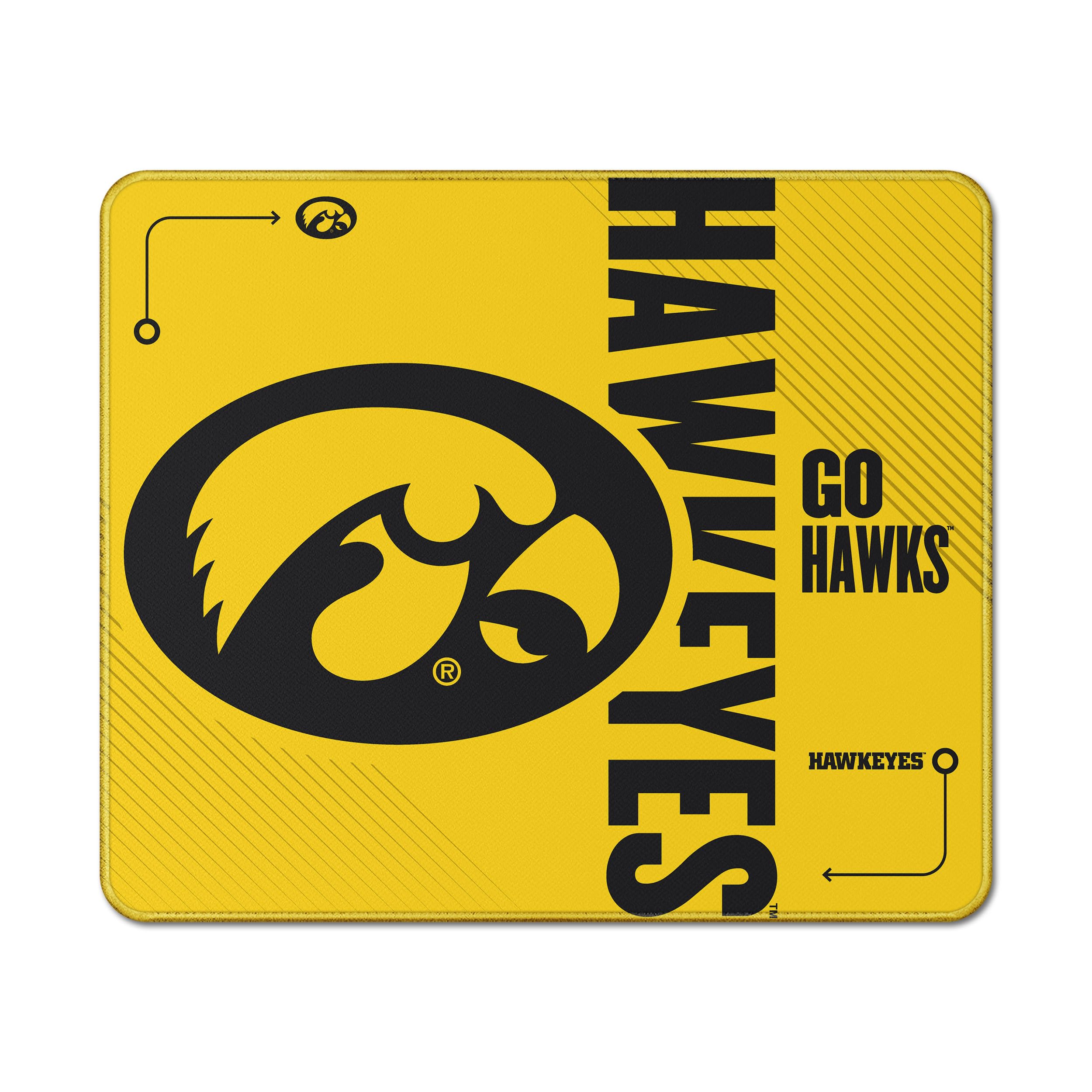 YouTheFan NCAA Iowa Hawkeyes Gameday Mouse Pad