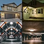 Radar Motion Sensor Light Bulb, 2 Pack A21 15W (100W Equivalent) 1500LM E26 Dusk to Dawn LED Bulbs Outdoor Lighting, Auto Motion Detector Light for Garage, Porch, Driveway, Patio,(Daylight 5000k)