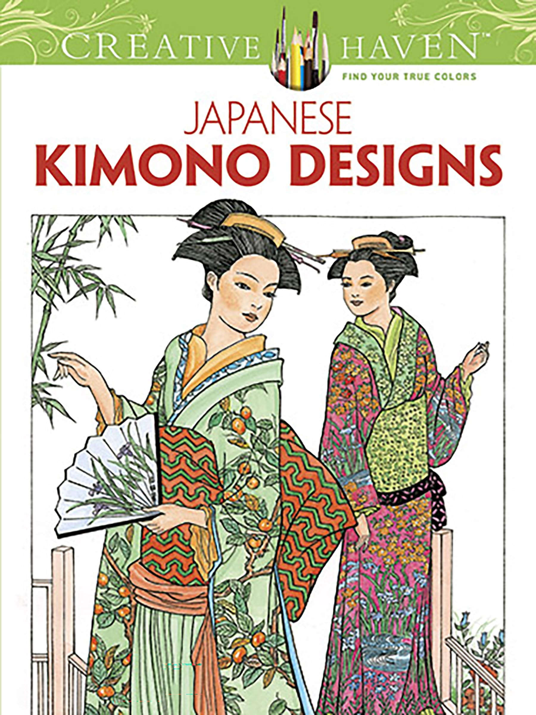 Creative Haven Japanese Kimono Designs by Ming-Ju Sun - Paperback