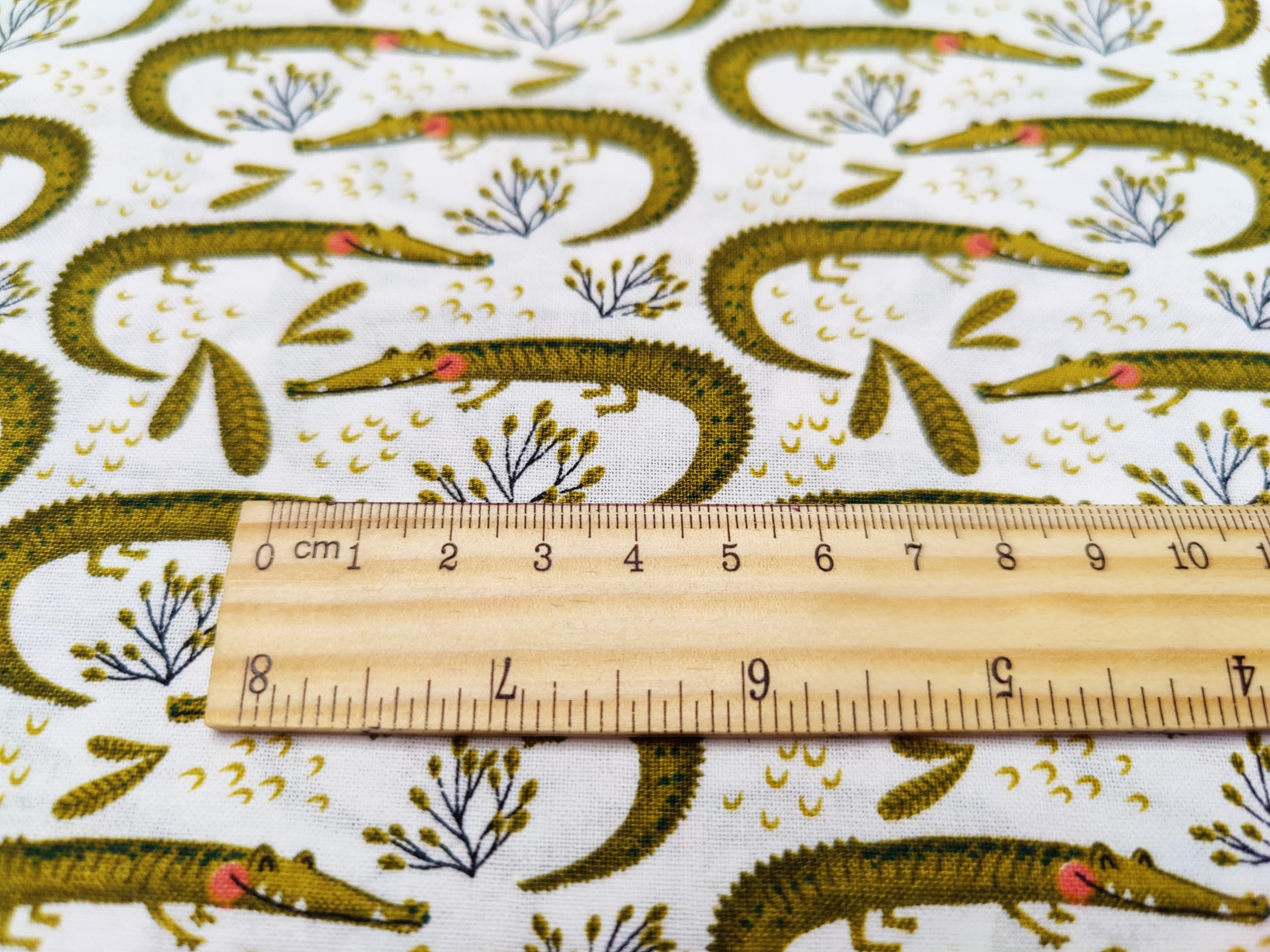 Animal Cotton Fabric, 100% Cotton Poplin, 44” Wide, Animal Nursery Themed Material for Sewing Quilting, Crafts - Image 4