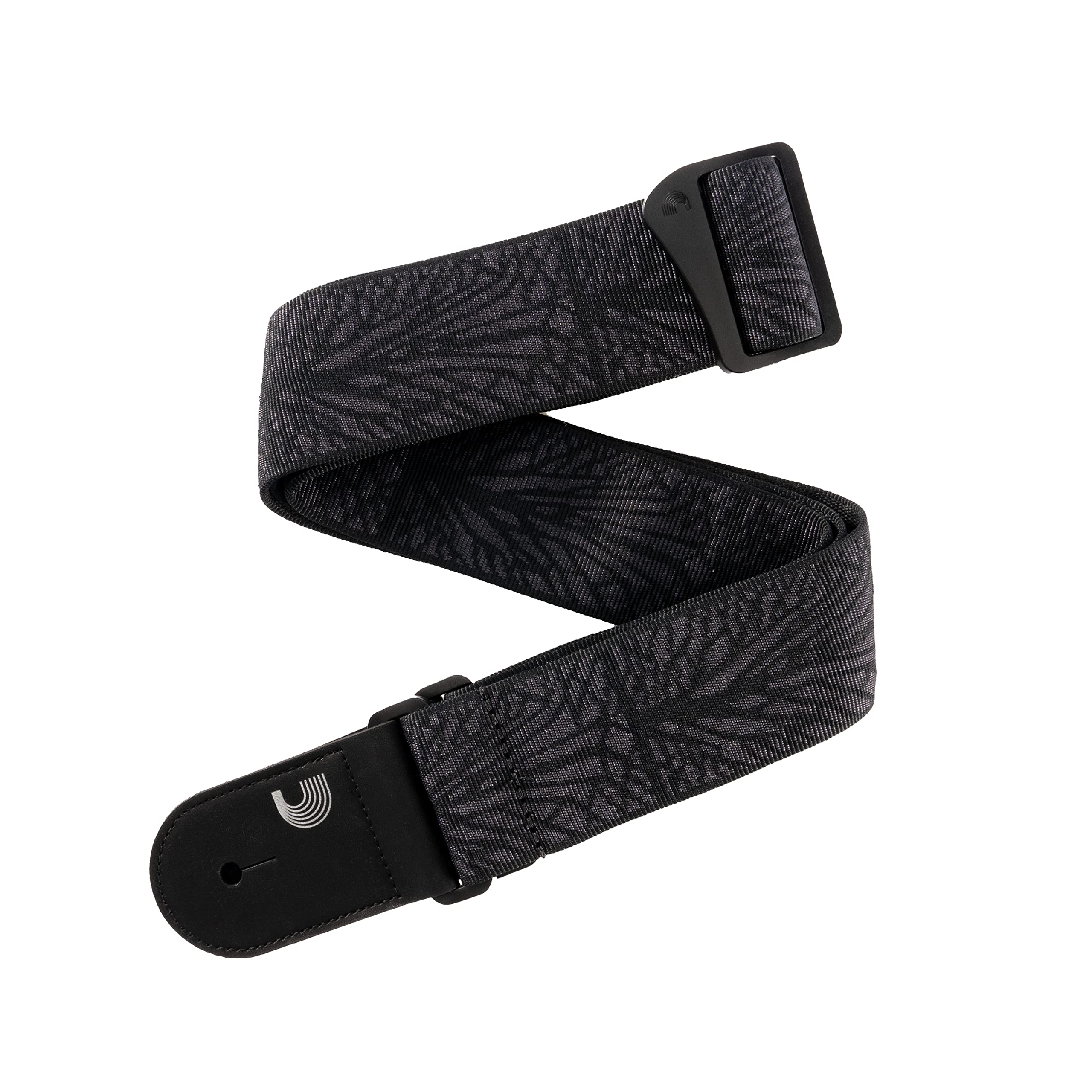D'Addario Woven Guitar Strap - Guitar Accessories - Electric Guitar Strap, Acoustic Guitar Strap, Acoustic Electric Guitar Strap & Bass Guitar Strap - Lightning Black Tubular