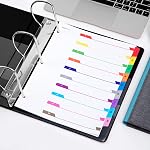 Amazon Basics 12.7 cm Binder, Heavy Duty, 3 Ring, Customizable View, D-Ring, 2-Pack, Black