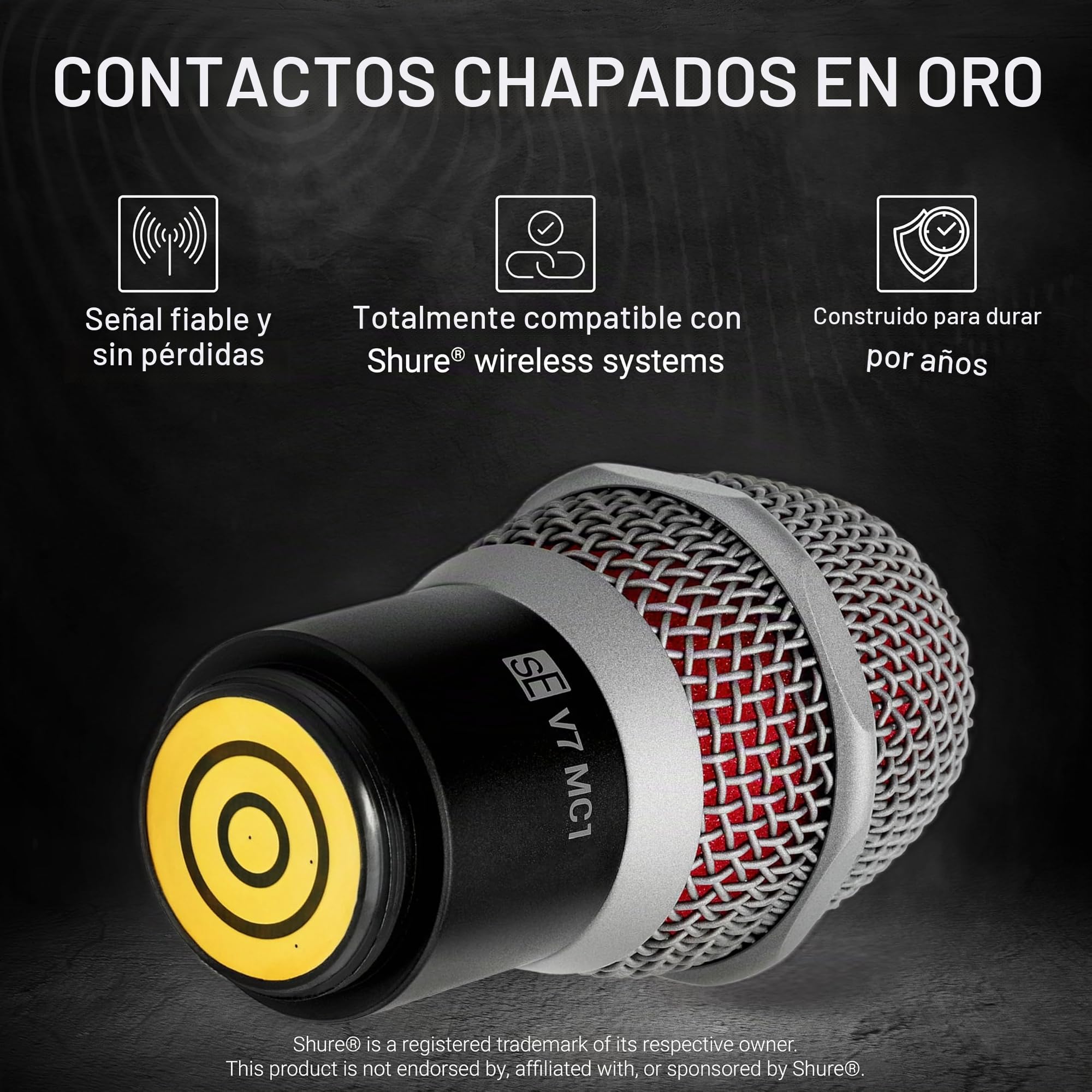 SE Electronics V7 MC1 Schwarz - Accesorio para Sistema inalámbrico