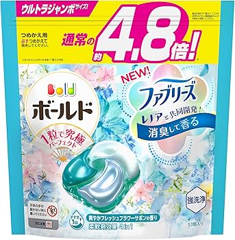 Amazon.co.jp: ボールド 洗濯洗剤 ジェルボール4D フレッシュフラワー