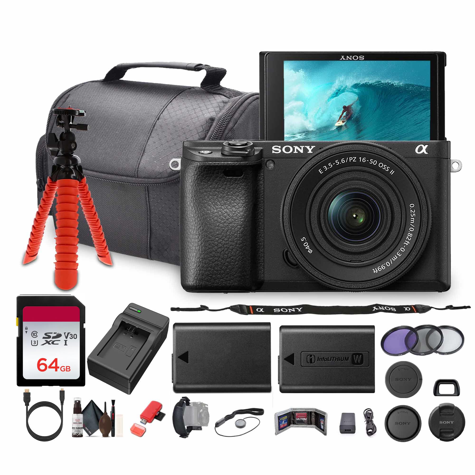 Amazon.com : Sony a6100 Mirrorless Camera with 16-50mm f/3.5-5.6