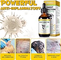 Vista 4 de Tratamiento de infección por levaduras para perros, tratamiento de infección de oído de perro, tratamiento de infección de oído por levadura