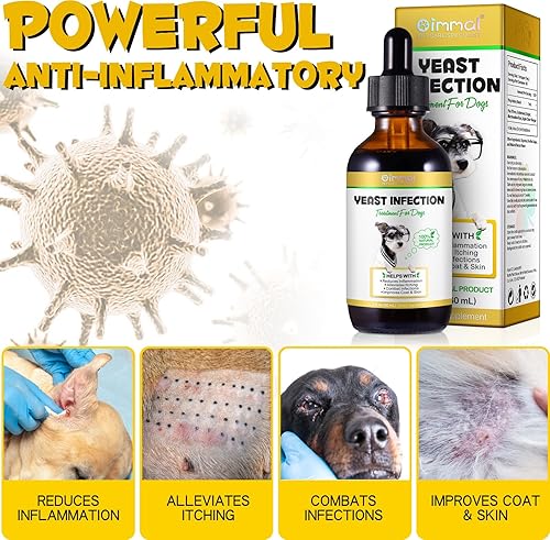 Miniatura 4 de Tratamiento de infección por levaduras para perros, tratamiento de infección de oído de perro, tratamiento de infección de oído por levadura para