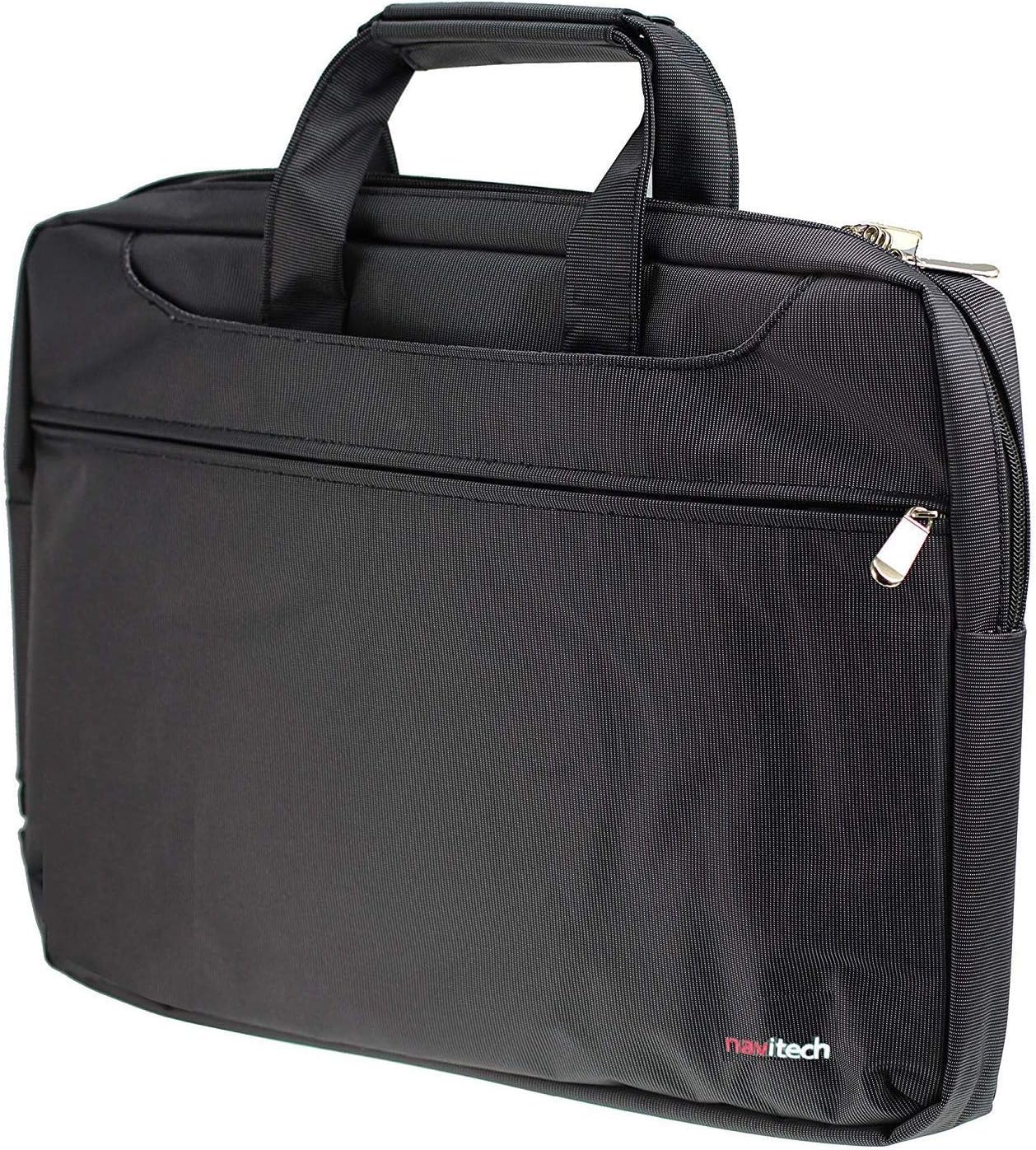 Navitech Black Premium Messenger/Carry Bag Compatible With ASUS VivoBook S430 14 Inch Full HD NanoEdge Laptop
