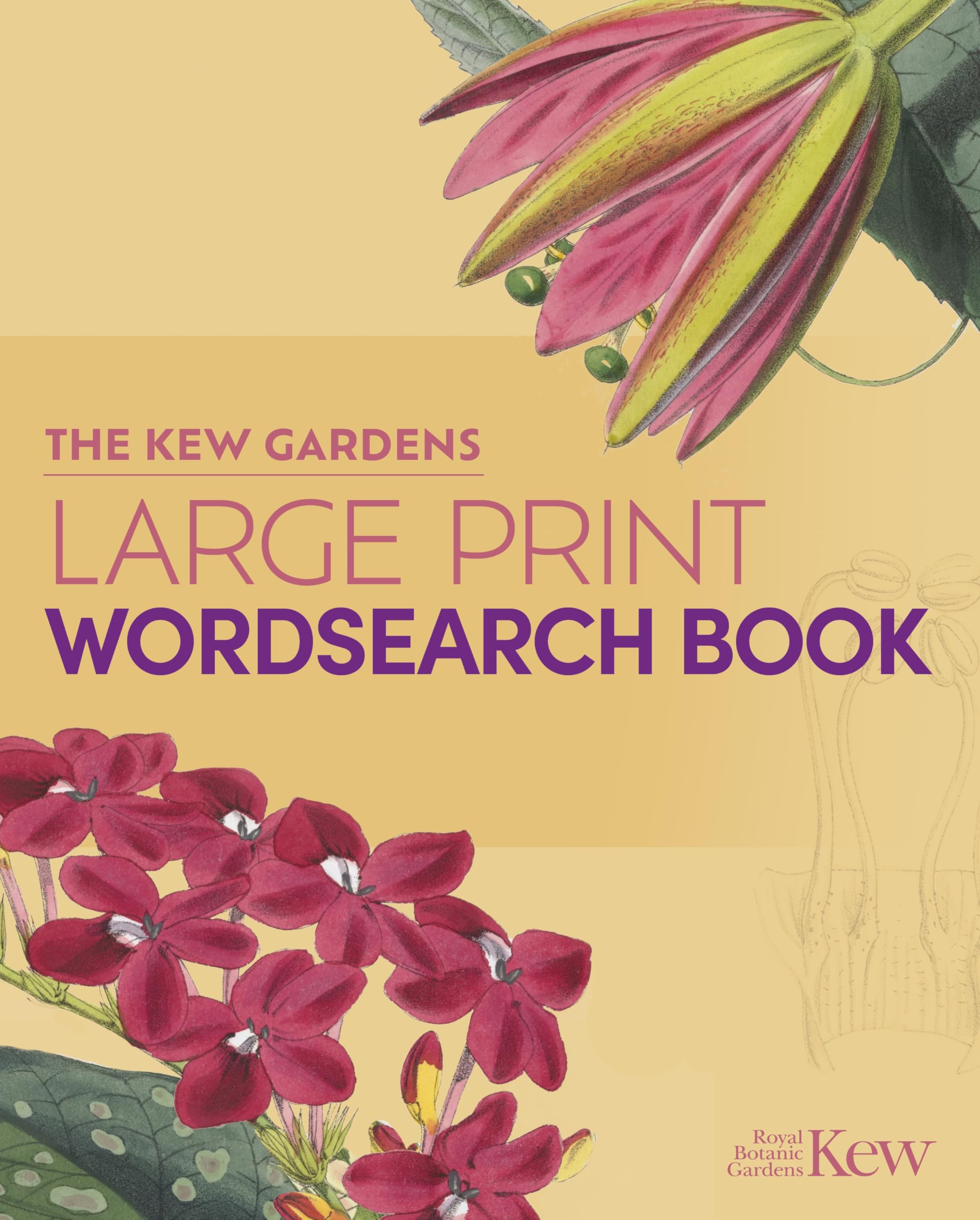 The Kew Gardens Large Print Wordsearch Book (Kew Gardens Arts & Activities)